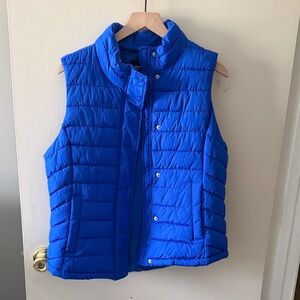 GAP Blue Puffer Vest